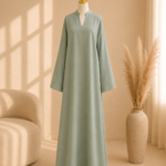 Ease Luxe Abaya- Sage Mist