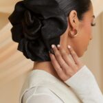 Satin Scrunchie -Black